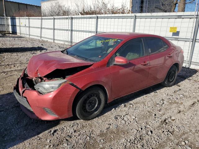 TOYOTA COROLLA L 2014 with VIN 2T1BURHE2EC100034 - Photo from auction