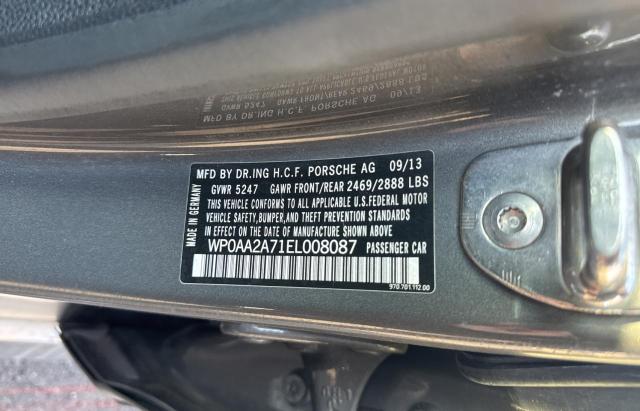 Photo 10 from auction – 2014 PORSCHE PANAMERA 2 with VIN WP0AA2A71EL008087