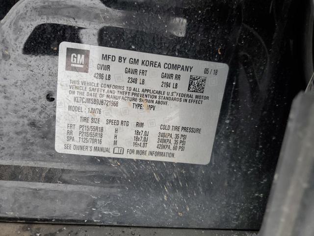 Photo 14 from auction – 2018 CHEVROLET TRAX PREMI with VIN KL7CJMSB9JB721968