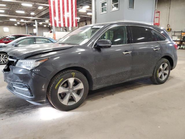 ACURA MDX 2016 with VIN 5FRYD4H28GB001623 - Photo from auction
