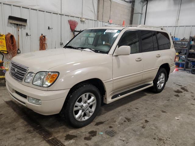 LEXUS LX 470 2004 with VIN JTJHT00W343539261 - Photo from auction
