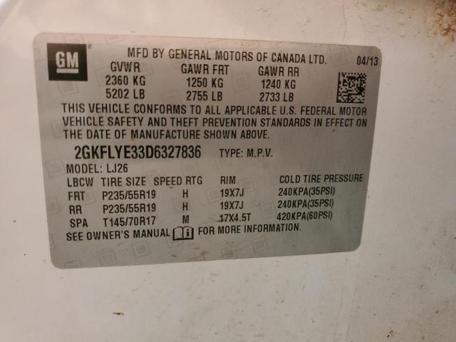 Photo 14 from auction – 2013 GMC TERRAIN DE with VIN 2GKFLYE33D6327836