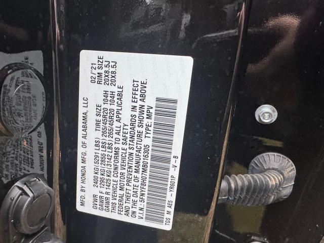 Photo 10 from auction – 2021 HONDA PASSPORT E with VIN 5FNYF8H07MB016305