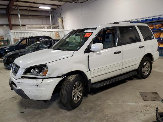 HONDA PILOT EXL 2004 with VIN 2HKYF18574H521880 - Photo from auction