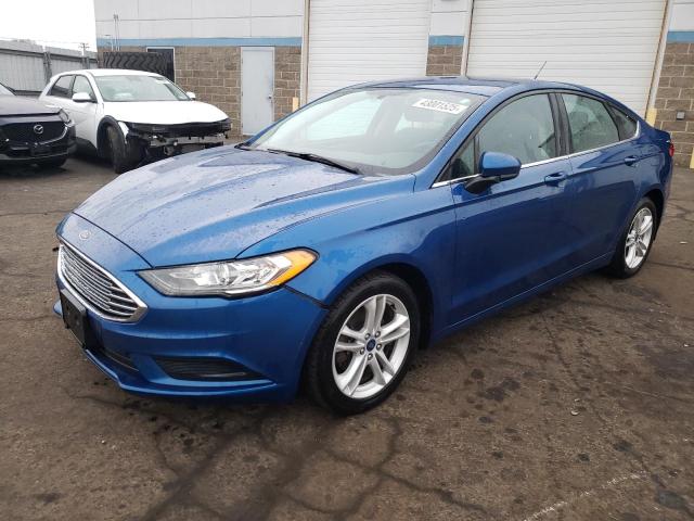 FORD FUSION SE 2018 with VIN 3FA6P0HD7JR129244 - Photo from auction