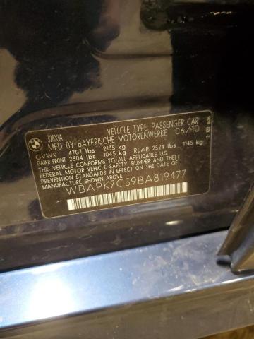 Photo 14 from auction – 2011 BMW 328 XI with VIN WBAPK7C59BA819477