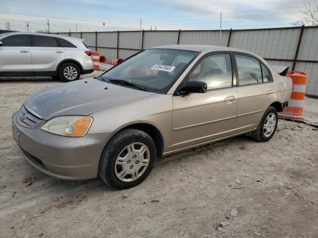 HONDA CIVIC LX 2002 with VIN 2HGES16512H613415 - Photo from auction