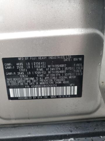 Photo 14 from auction – 2017 SUBARU OUTBACK 2. with VIN 4S4BSACC9H3269330