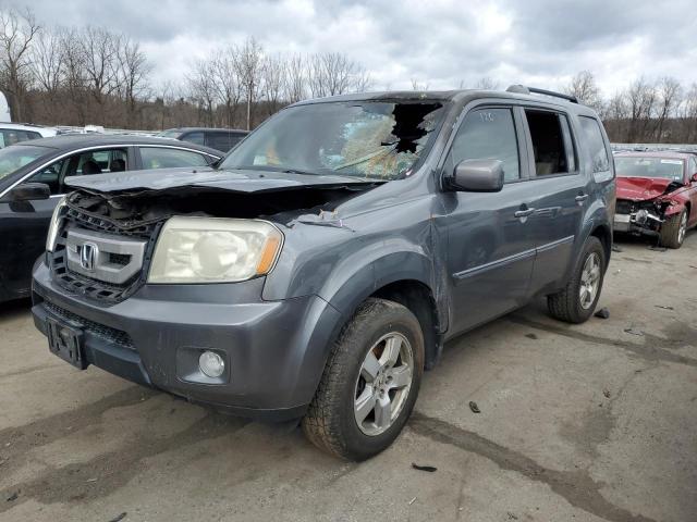 HONDA PILOT EXL 2011 with VIN 5FNYF4H50BB020066 - Photo from auction