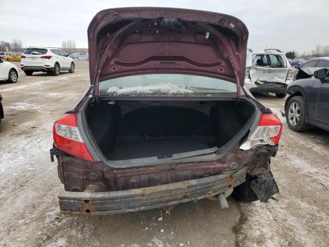 Photo 6 from auction – 2012 HONDA CIVIC LX with VIN 19XFB2F58CE041958