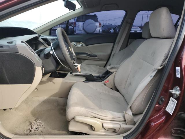 Photo 7 from auction – 2012 HONDA CIVIC LX with VIN 19XFB2F54CE078697