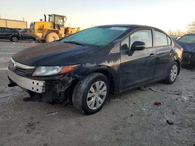 HONDA CIVIC LX 2012 with VIN 2HGFB2F52CH580503 - Photo from auction