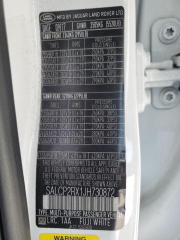 Photo 14 from auction – 2018 LAND ROVER DISCOVERY with VIN SALCP2RX1JH730872