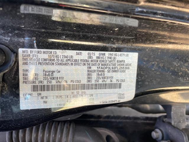 Photo 10 from auction – 2015 FORD FOCUS ST with VIN 1FADP3L92FL255366