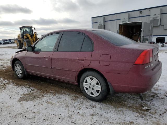 Photo 2 from auction – 2003 HONDA CIVIC LX with VIN 2HGES16593H584151