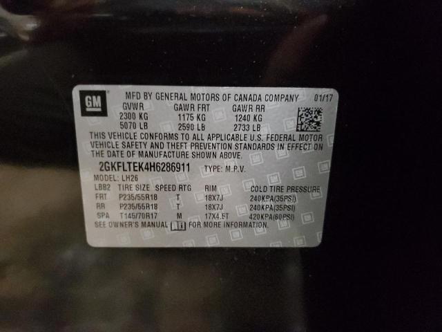 Photo 14 from auction – 2017 GMC TERRAIN SL with VIN 2GKFLTEK4H6286911