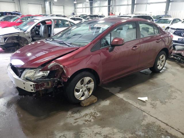 HONDA CIVIC LX 2013 with VIN 2HGFB2F52DH571964 - Photo from auction