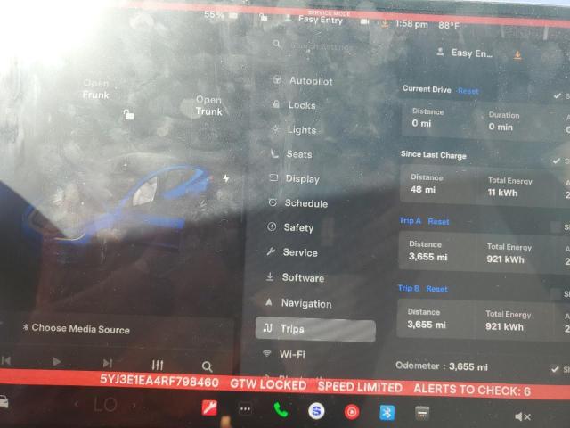 Photo 9 from auction – 2024 TESLA MODEL 3 with VIN 5YJ3E1EA4RF798460