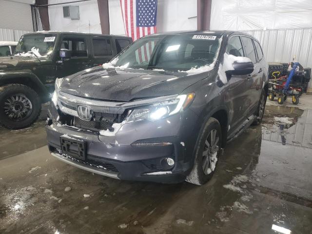 HONDA PILOT EXL 2019 with VIN 5FNYF6H55KB030247 - Photo from auction