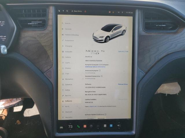 Photo 9 from auction – 2018 TESLA MODEL S with VIN 5YJSA1E25JF285609