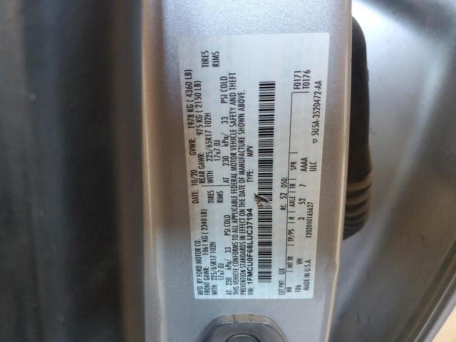 Photo 14 from auction – 2020 FORD ESCAPE S with VIN 1FMCU0F68LUC37194