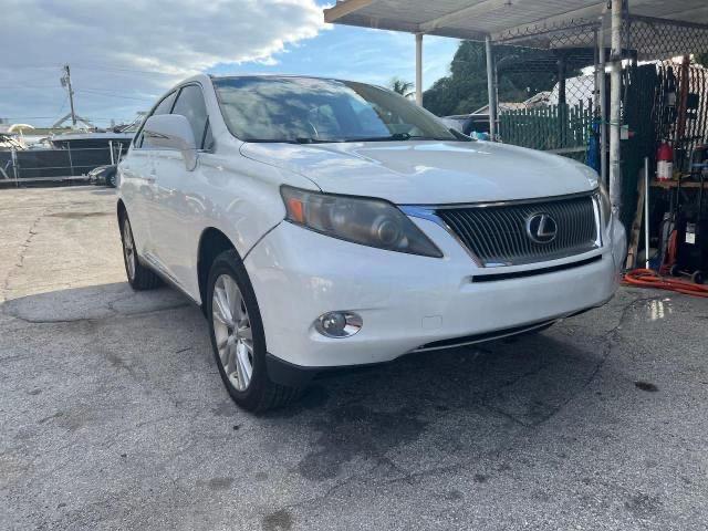 LEXUS RX 450H 2010 with VIN JTJZB1BA2A2000596 - Photo from auction