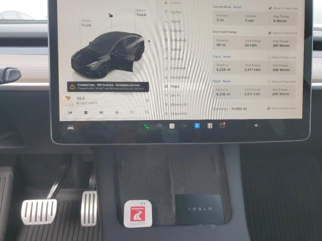 Photo 9 from auction – 2022 TESLA MODEL Y with VIN 7SAYGDEF7NF456561