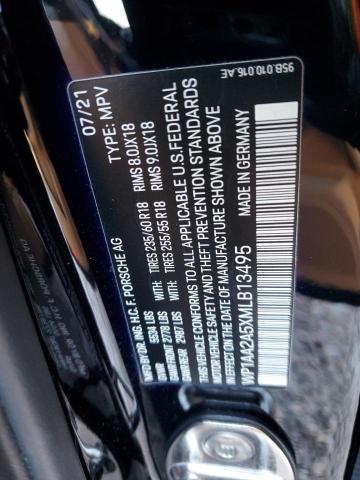 Photo 14 from auction – 2021 PORSCHE MACAN with VIN WP1AA2A5XMLB13495