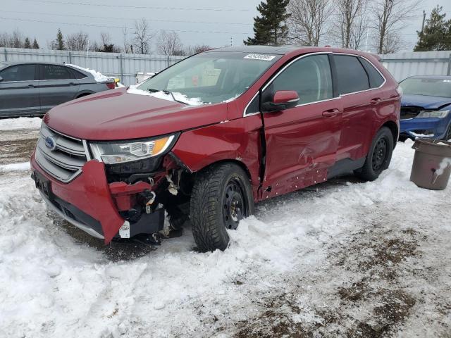 FORD EDGE SEL 2017 with VIN 2FMPK4J81HBB38589 - Photo from auction