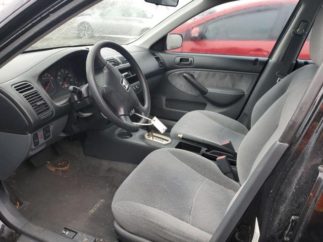 Photo 7 from auction – 2001 HONDA CIVIC LX with VIN 2HGES16571H565031