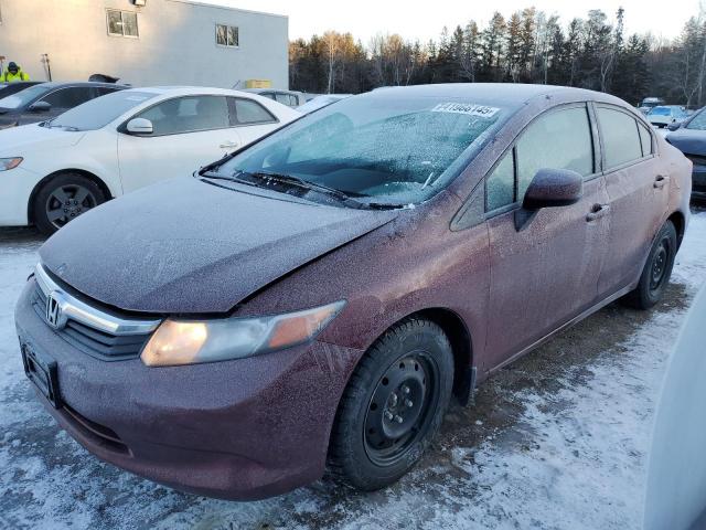 HONDA CIVIC LX 2012 with VIN 2HGFB2F44CH032171 - Photo from auction