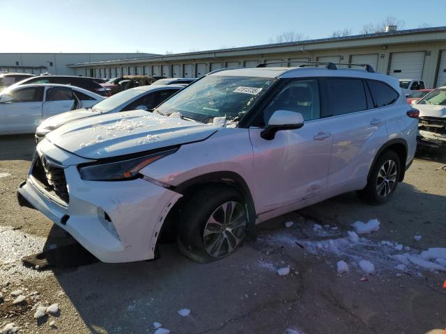 TOYOTA HIGHLANDER 2022 with VIN 5TDGZRBHXNS235425 - Photo from auction