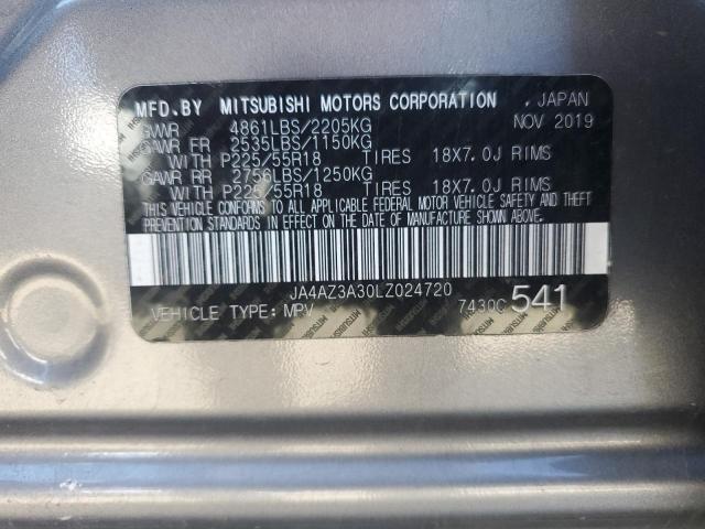 Photo 14 from auction – 2020 MITSUBISHI OUTLANDER with VIN JA4AZ3A30LZ024720
