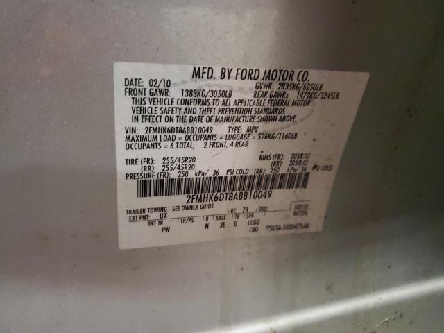 Photo 14 from auction – 2010 FORD FLEX LIMIT with VIN 2FMHK6DT8ABB10049
