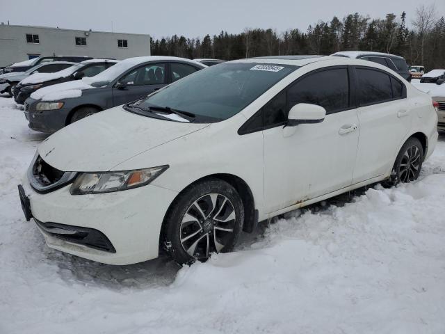 HONDA CIVIC LX 2014 with VIN 2HGFB2F55EH006691 - Photo from auction