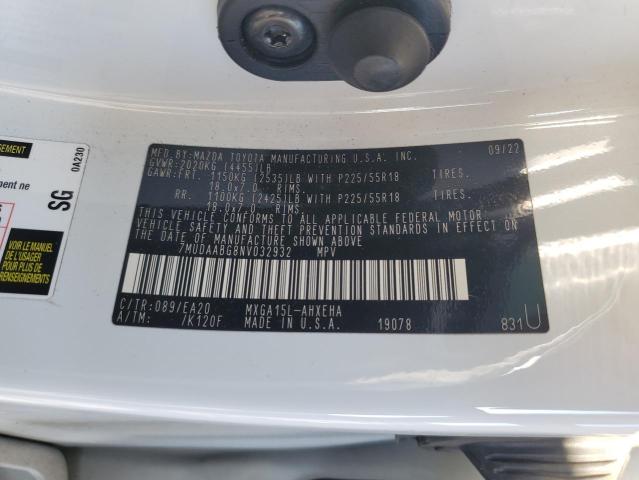 Photo 14 from auction – 2022 TOYOTA COROLLA CR with VIN 7MUDAABG8NV032932