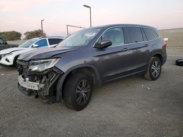 HONDA PILOT EX 2018 with VIN 5FNYF5H33JB011316 - Photo from auction