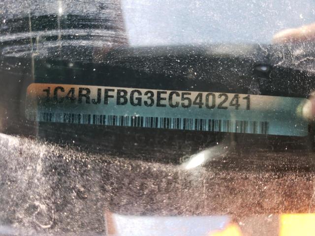 Photo 14 from auction – 2014 JEEP GRAND CHER with VIN 1C4RJFBG3EC540241