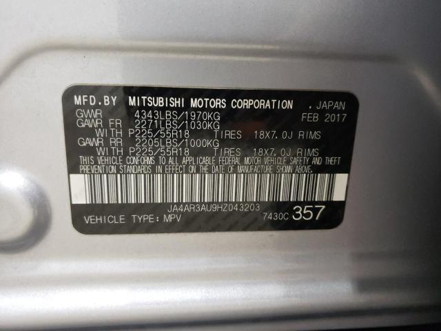 Photo 14 from auction – 2017 MITSUBISHI OUTLANDER with VIN JA4AR3AU9HZ043203