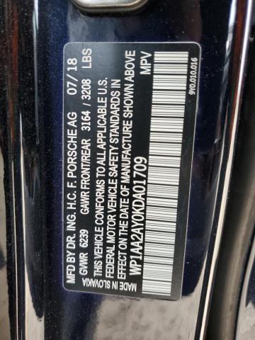 Photo 14 from auction – 2019 PORSCHE CAYENNE with VIN WP1AA2AY0KDA01709