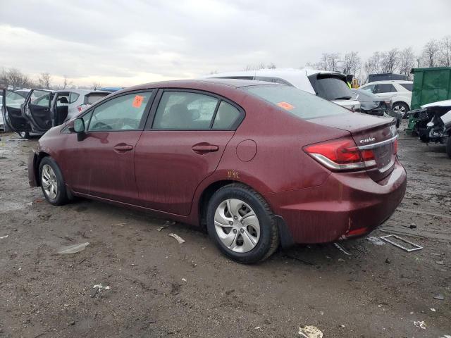 Photo 2 from auction – 2013 HONDA CIVIC LX with VIN 2HGFB2F52DH507133