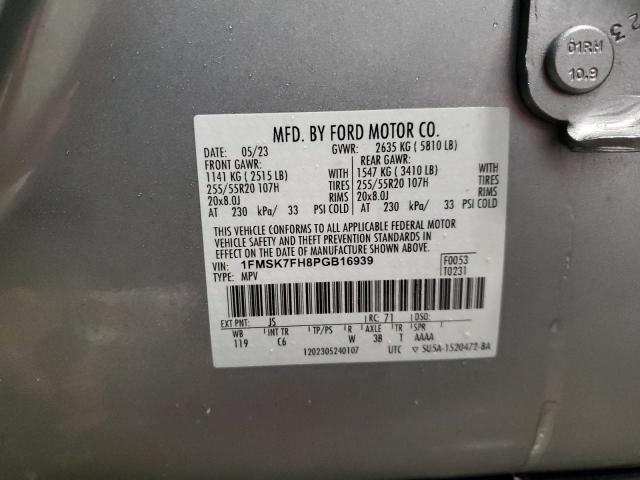 Photo 14 from auction – 2023 FORD EXPLORER L with VIN 1FMSK7FH8PGB16939