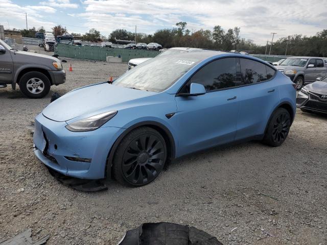 TESLA MODEL Y 2022 with VIN 7SAYGDEF3NF464110 - Photo from auction