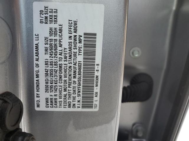 Photo 14 from auction – 2020 HONDA PILOT EXL with VIN 5FNYF6H55LB046031
