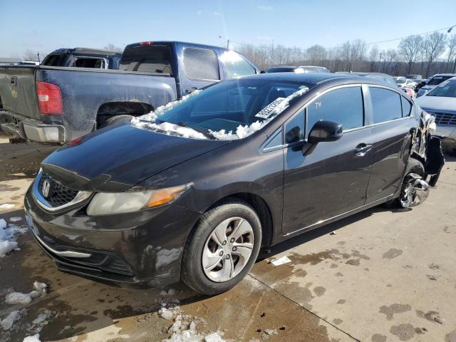 HONDA CIVIC LX 2013 with VIN 2HGFB2F59DH555308 - Photo from auction