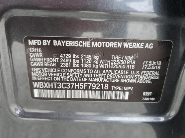Photo 14 from auction – 2017 BMW X1 XDRIVE2 with VIN WBXHT3C37H5F79218