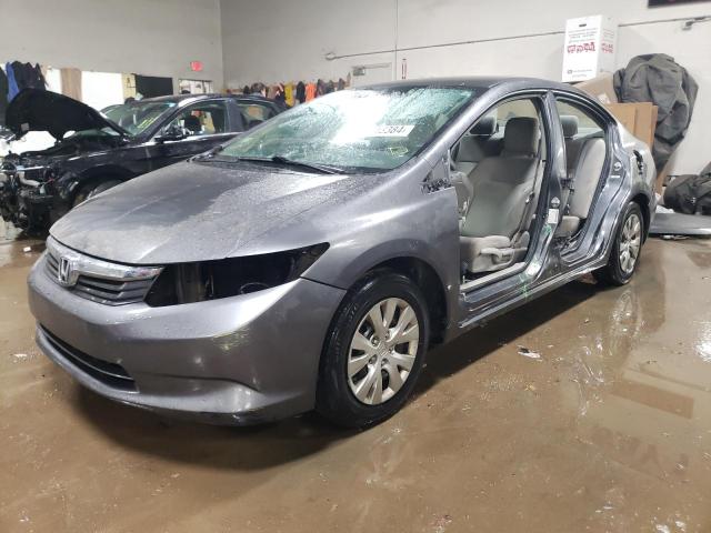 HONDA CIVIC LX 2012 with VIN 2HGFB2F57CH563793 - Photo from auction
