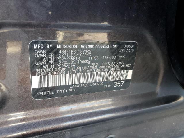 Photo 14 from auction – 2020 MITSUBISHI OUTLANDER with VIN JA4AR3AU0LU003226