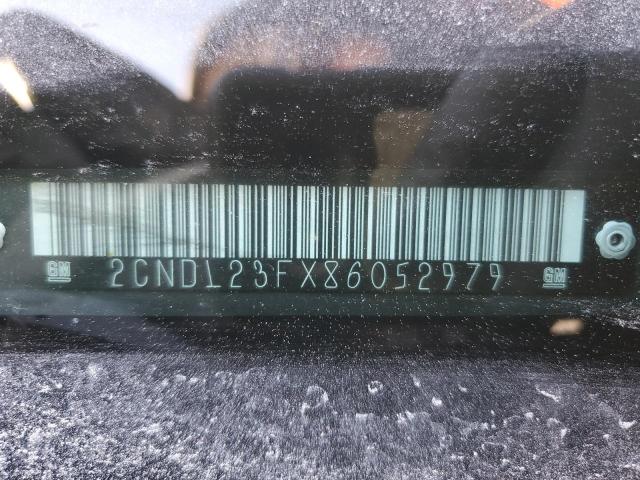 Photo 14 from auction – 2008 CHEVROLET EQUINOX LS with VIN 2CNDL23FX86052979