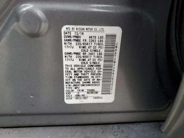 Photo 14 from auction – 2017 NISSAN ROGUE S with VIN JN8AT2MV2HW263620